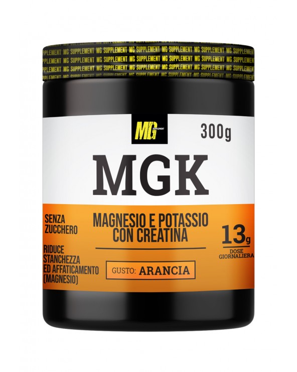 Mgk  - Magnesio Potassio con Creatina 300g Gusto: Arancia