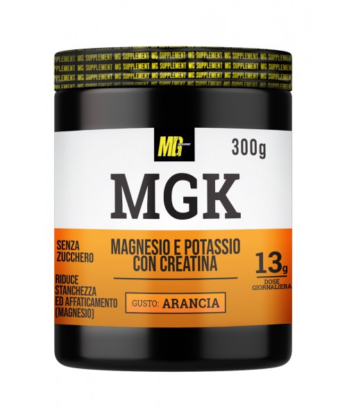 Mgk  - Magnesio Potassio con Creatina 300g Gusto: Arancia