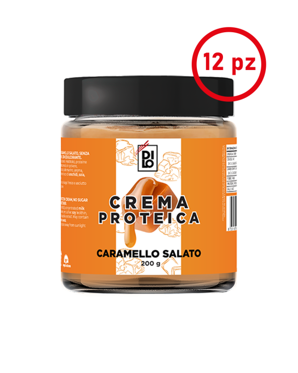 Dilo Crema Proteica Spalmabile Caramello Salato 12*200gr