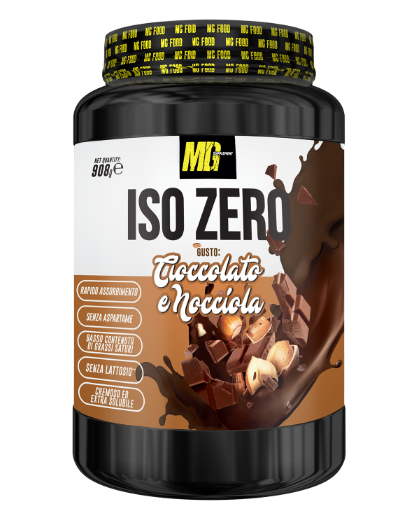 Proteine Isolate Cioccolato e Nocciola - Iso Zero 908gr