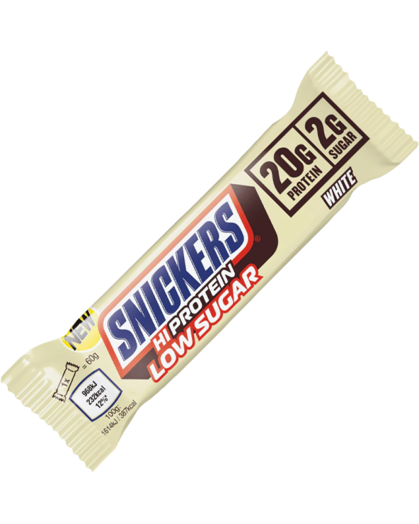 Mars Protein Snickers Bar Low sugar White Chocolate 57gr