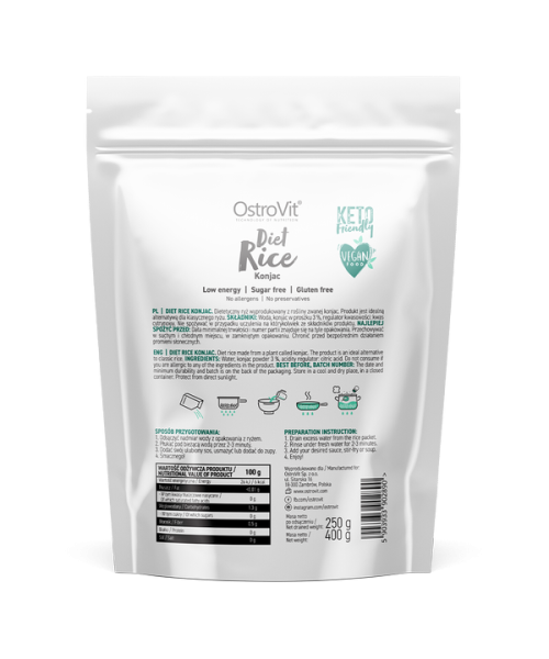 Ostrovit Diet Risotto Konjac 400gr