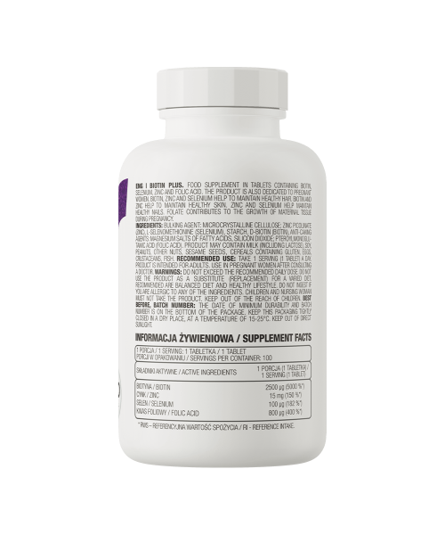 Ostrovit Biotin Plus 100tabs