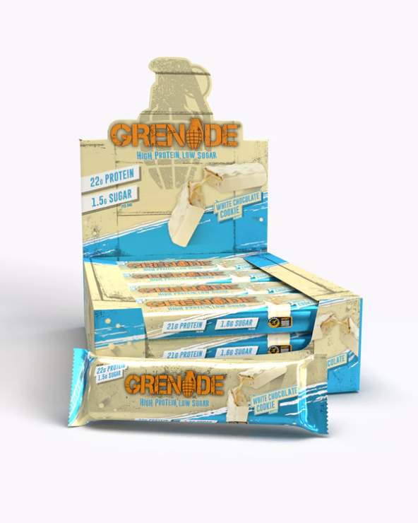 Grenade Protein Bar 60gr White Chocolate Cookies - Scadenza 30/09/2025
