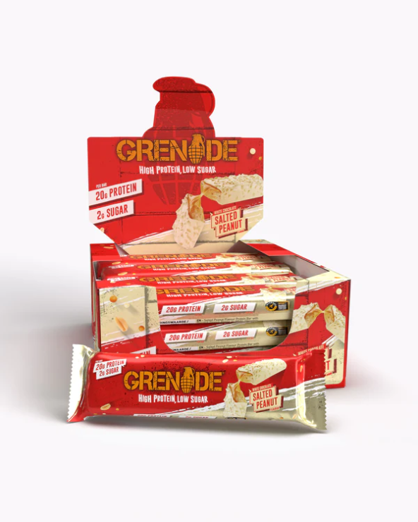 Grenade Protein Bar 60gr White Chocolate Salated Peanut