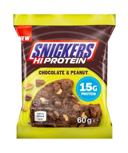 Mars Protein Snickers Hi Protein Cookie Chocolate & Peanut 60gr