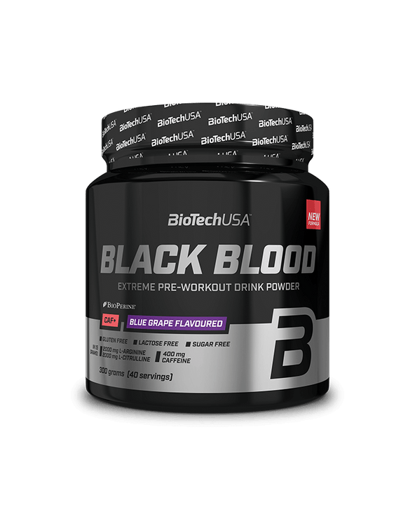 BioTechUSA Black Blood CAF+ 300gr Uva Blu