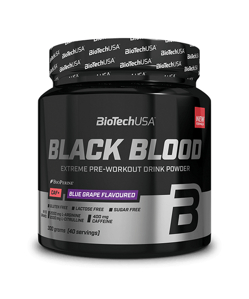 BioTechUSA Black Blood CAF+ 300gr Uva Blu
