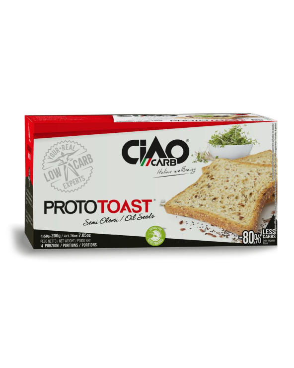Ciao Carb Prototoast 200gr (4x 50gr) Stage 1 Semi Oleosi