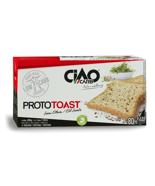 Ciao Carb Prototoast 200gr (4x 50gr) Stage 1 Semi Oleosi