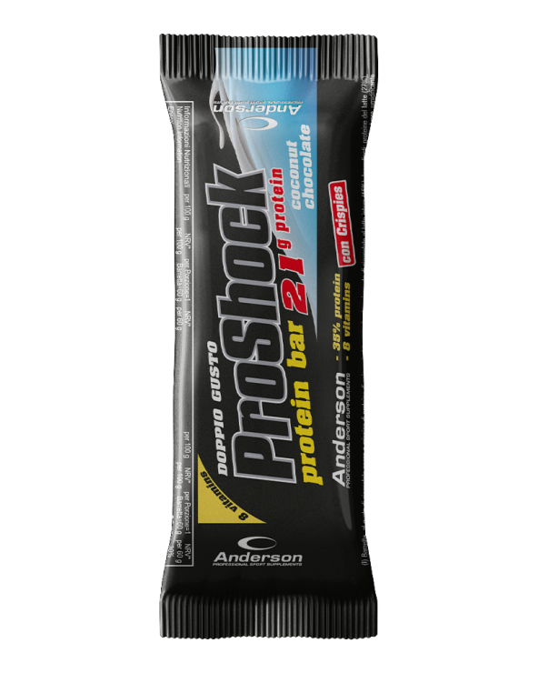 Anderson Proshock Barretta Proteica 60g Cocco e Cioccolato