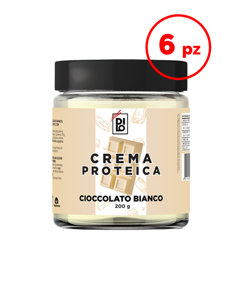 Dilo Crema Proteica Spalmabile Cioccolato Bianco 6*200gr