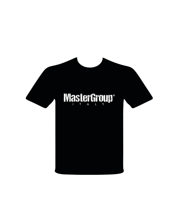 Master Group Italy T-Shirt in Cotone Nera Unisex