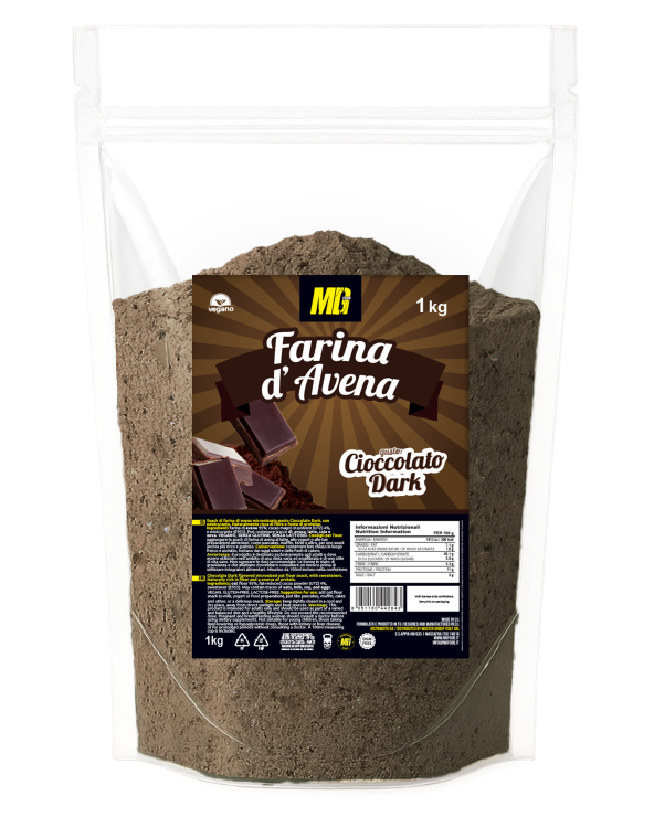 Farina D'avena Micronizzata Cioccolato Dark 1KG