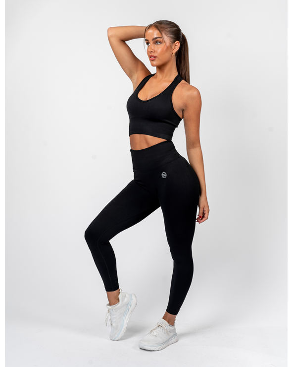 Booty Builder High Waist Yoga Leggings Black
