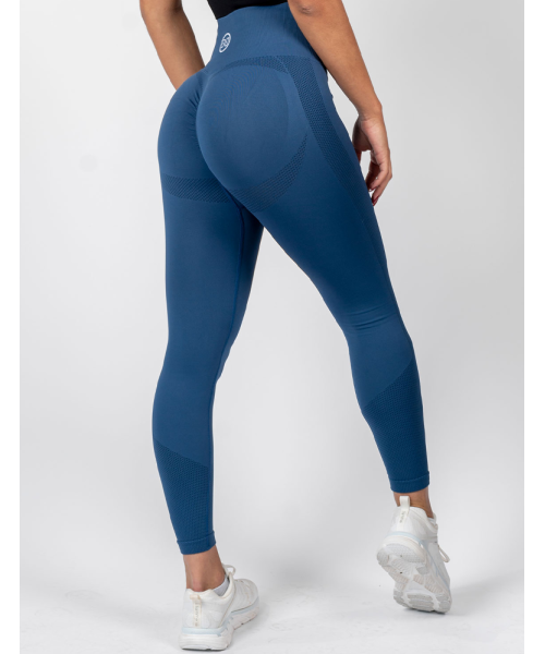 Booty Builder Air Flow Leggings Navy Blue