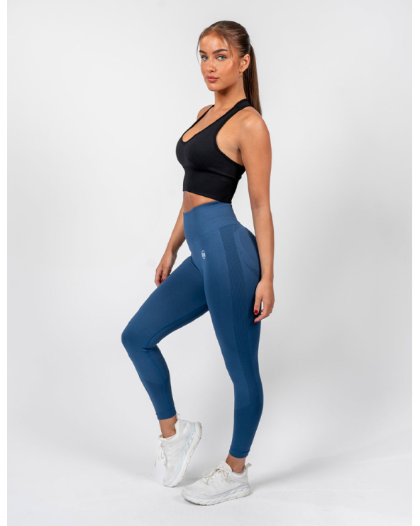 Booty Builder Air Flow Leggings Navy Blue