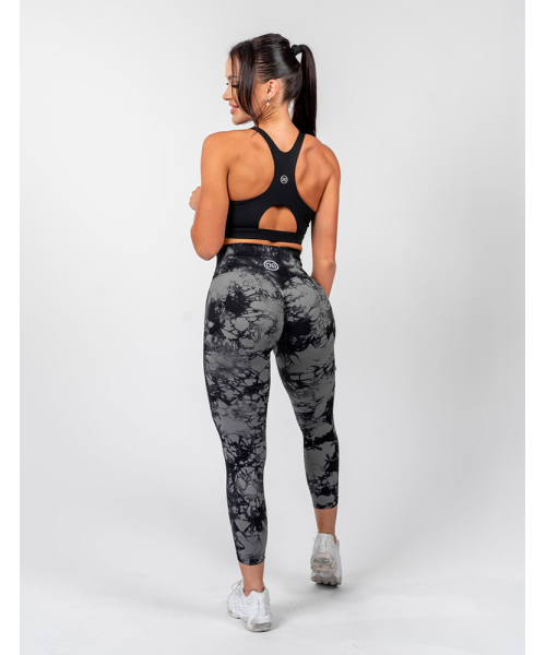 Booty Builder Camo Vibe Leggings Grey/Black