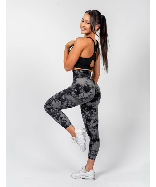 Booty Builder Camo Vibe Leggings Grey/Black