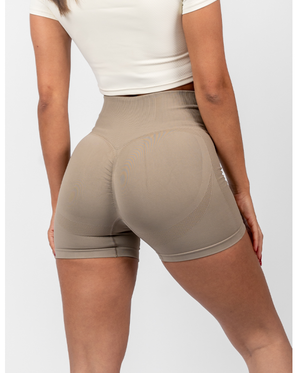 Booty Builder Curve Shape Shorts Beige