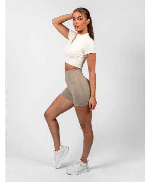 Booty Builder Curve Shape Shorts Beige
