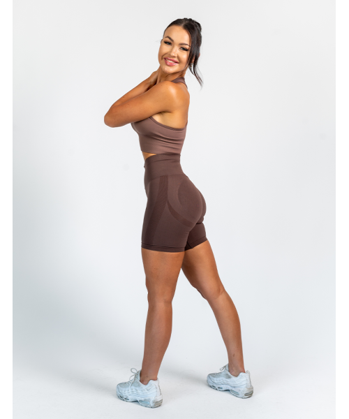 Booty Builder Air Flow Shorts Brown
