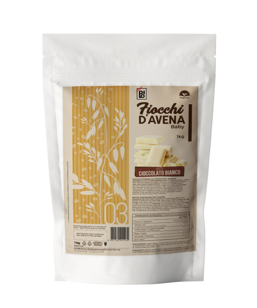 Fiocchi di Avena Baby Aromatizzati Cioccolato Bianco - Dilo Fiocchi d'Avena 1000g
