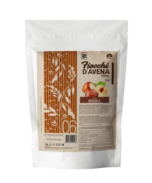 Dilo Fiocchi di Avena Baby Aromatizzati Nocciola 1000g
