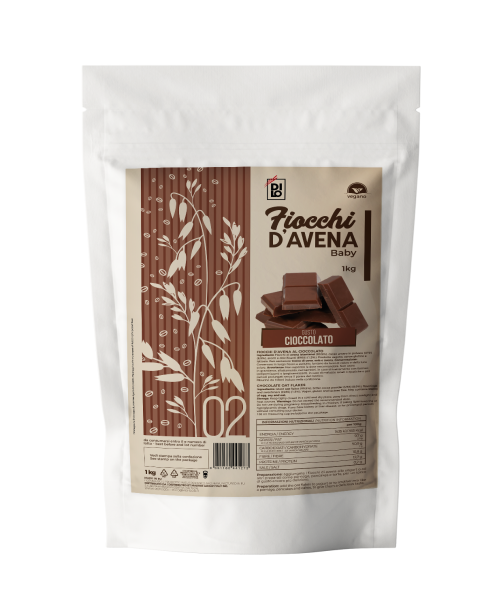 Fiocchi di Avena Baby Aromatizzati Cioccolato - Dilo Fiocchi d'Avena 1000g