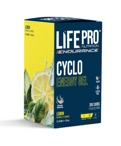 Life Pro Endurance Cyclo Energy Gel 60ml Limone
