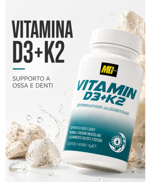 Mg Food Supplement Vitamin D3 + K2 60softgel