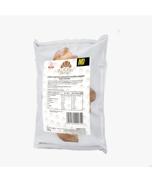 Delicious Croissant 26% Proteico Classico Gusto Neutro BOX 12x50gr