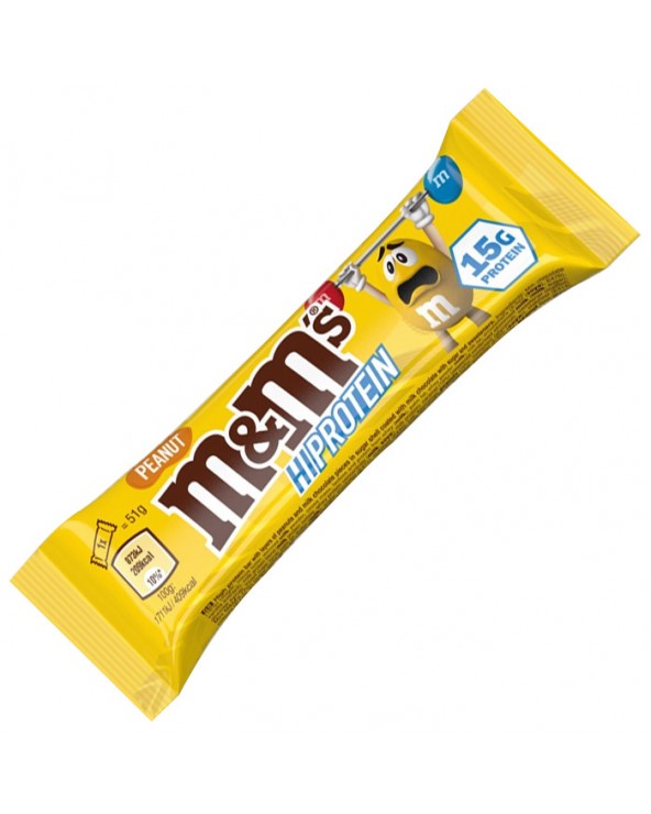 Mars Protein M&M's Barretta Proteica Hi Protein Arachidi 51g - Scadenza 26/09/2025