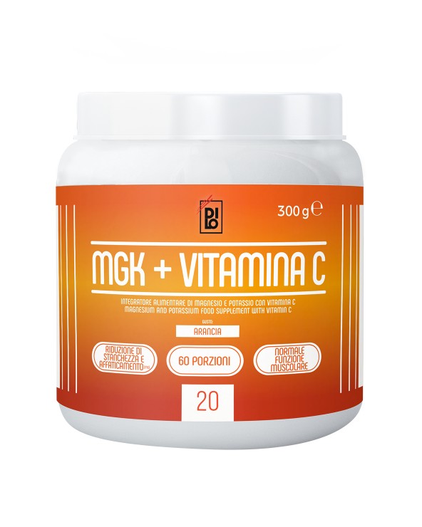 Magnesio, Potassio + Vitamina C - DILO MGK  Gusto: Arancia 300gr