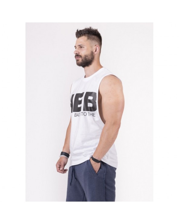 NEBBIA White "Hardcore" Man Tank Top N144