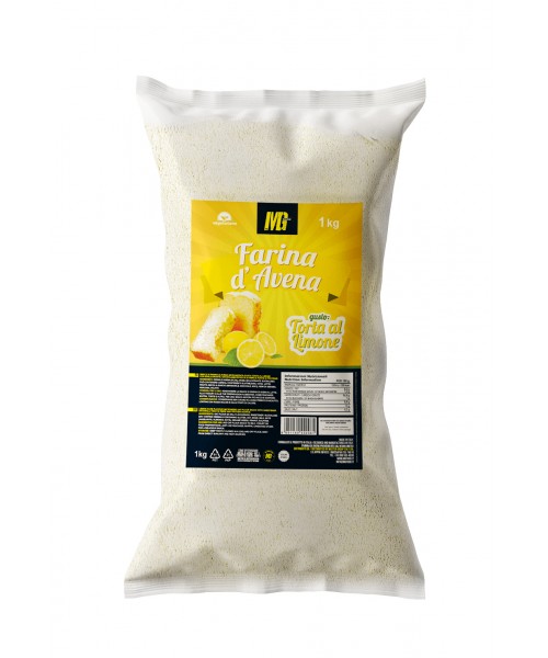 Farina D'avena Micronizzata Torta al Limone 1Kg