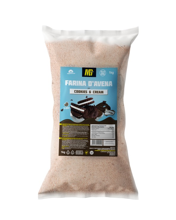 Farina D'avena Micronizzata Cookies & Cream - Yummy Line 1Kg