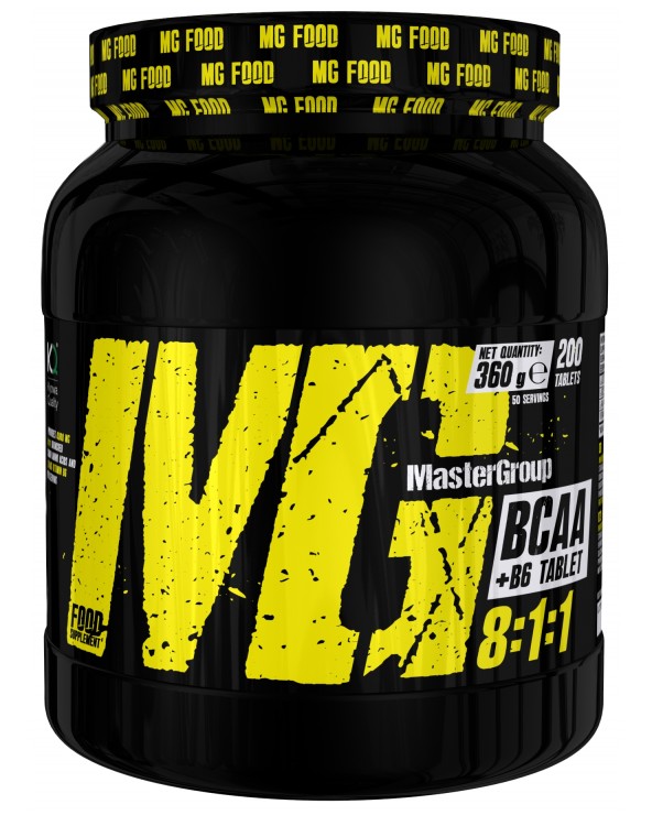 MG Food Supplement Bcaa 8:1:1 With Vitamin B6 200tab