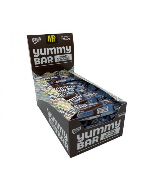 Mg Food Yummy Bar Cookies & Cream 30Gr Box 24x30Gr