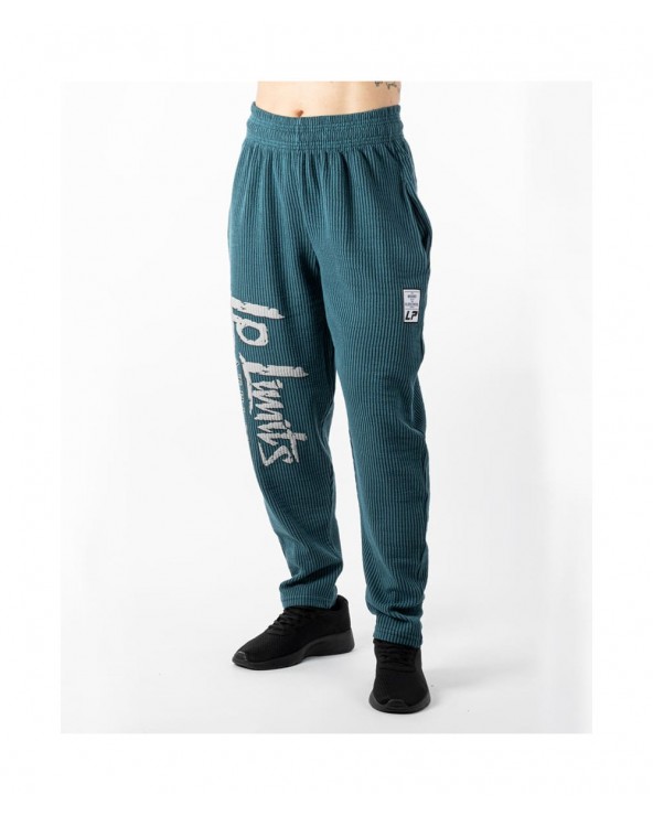 Petrol Ribbed Trousers- Legal Power Body Pants Boston