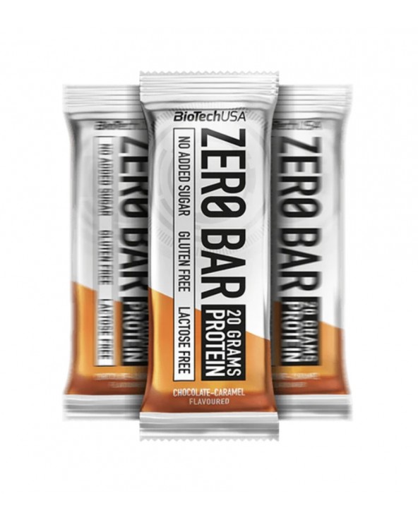 Biotech Usa Zero Bar Gusto Cioccolato e Caramello 50Gr